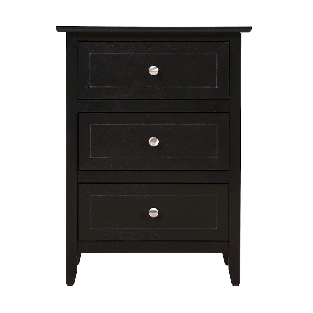 Glory Furniture Daniel Nightstand in Black Color. Picture 2