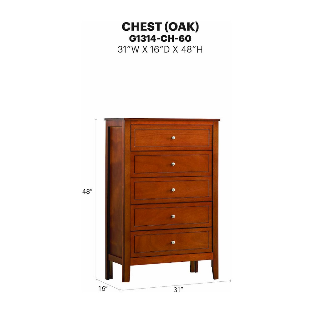 Transitional Daniel Chest, Oak. Picture 7
