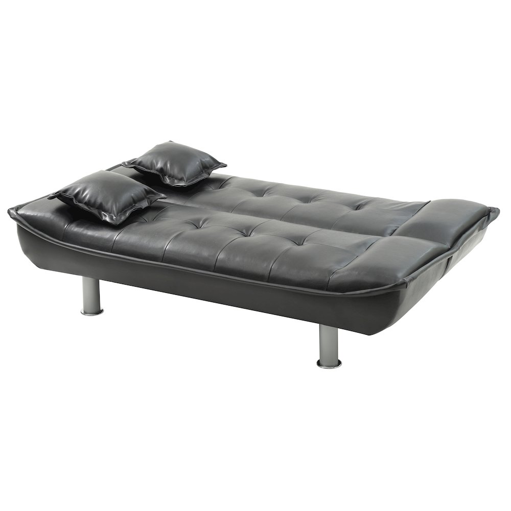 Glory Furniture Lionel Sofa Bed in Black Color. Picture 3