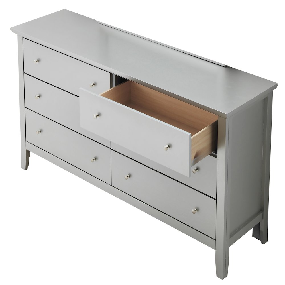 Glory Furniture Primo Dresser in Champagne Color. Picture 4