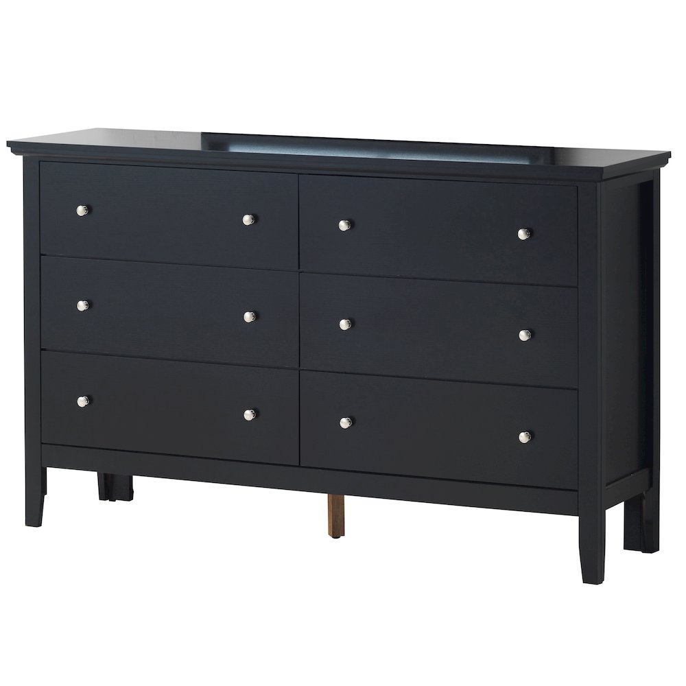 Glory Furniture Primo Dresser in Black Color. Picture 1
