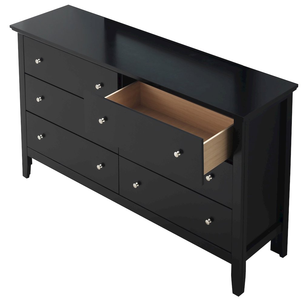 Glory Furniture Primo Dresser in Black Color. Picture 3