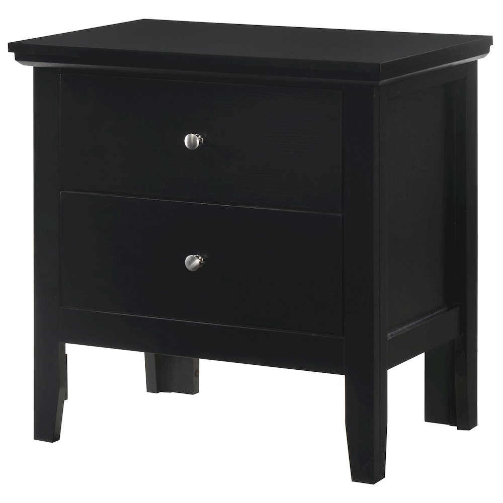 Glory Furniture Primo Nightstand in Black Color. Picture 1