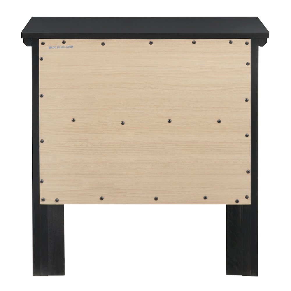 Glory Furniture Primo Nightstand in Black Color. Picture 3