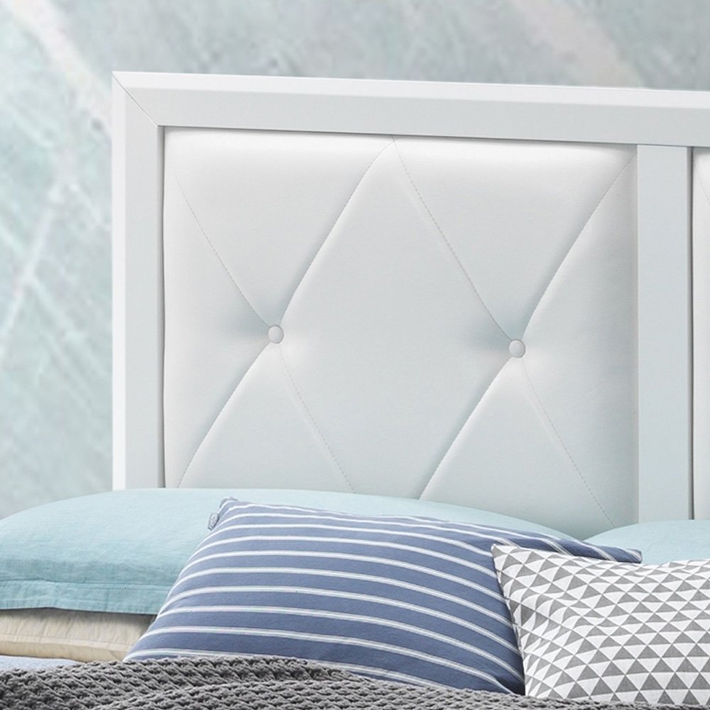 Glory Furniture Primo Queen Bed in White Color. Picture 4