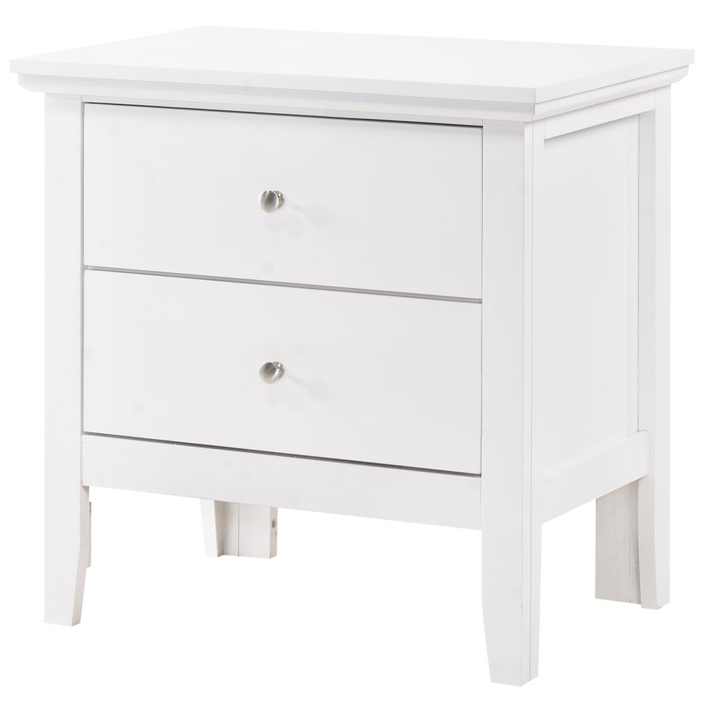 Glory Furniture Primo Nightstand in White Color. Picture 1