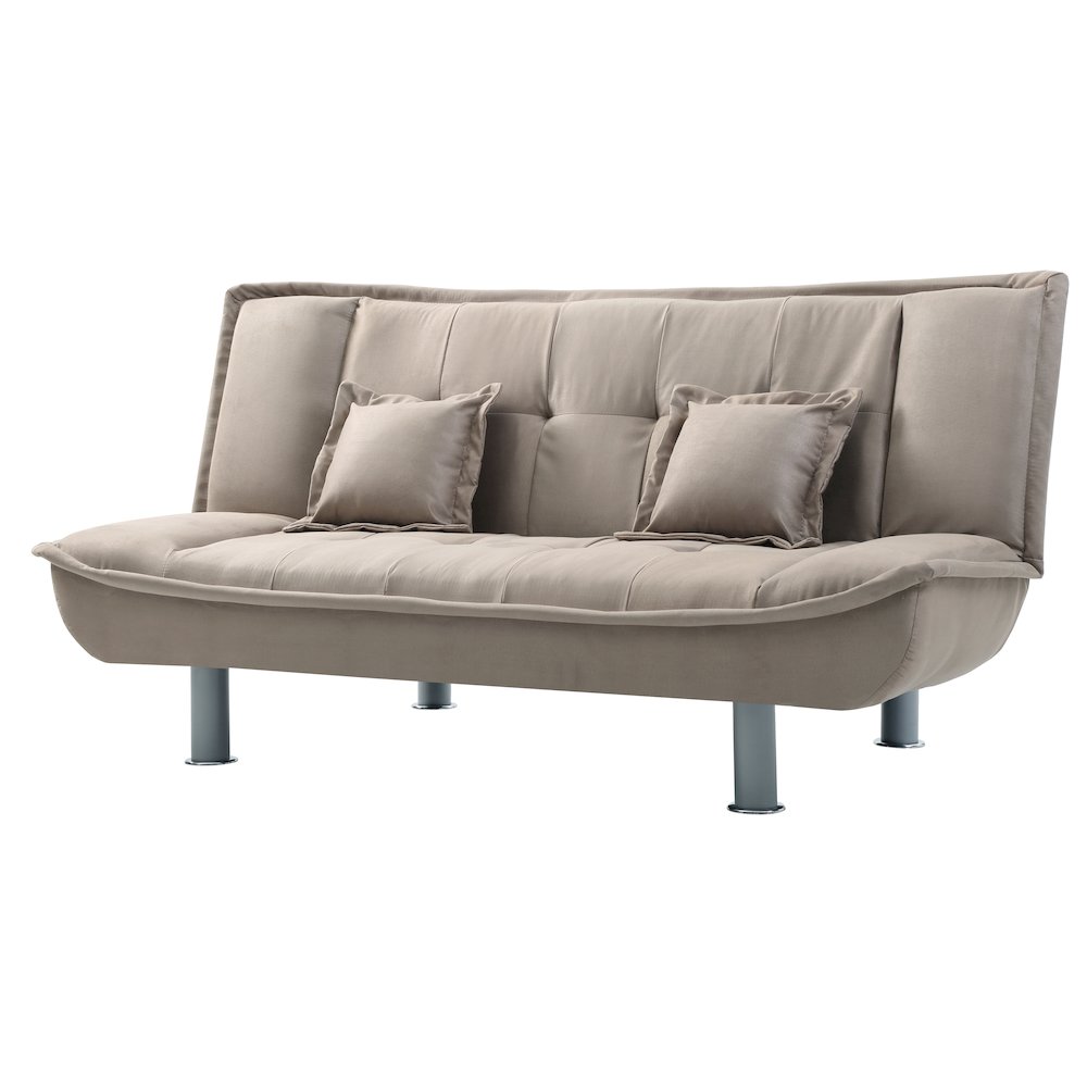 Glory Furniture Lionel Sofa Bed in Mocha Color. Picture 1