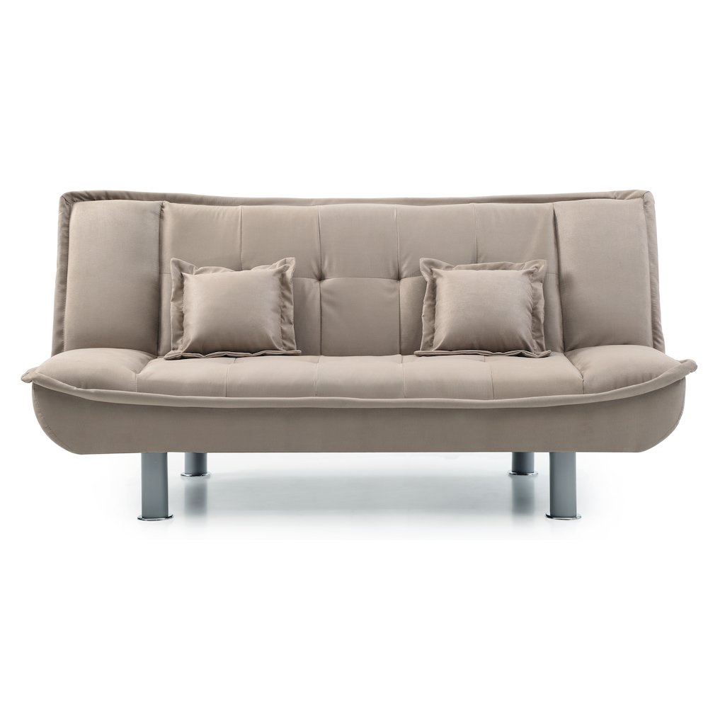 Glory Furniture Lionel Sofa Bed in Mocha Color. Picture 2