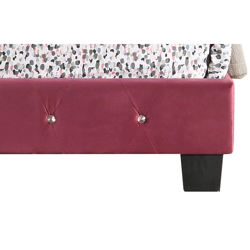 Glory Furniture Suffolk Twin Bed in Cherry Color. Picture 5