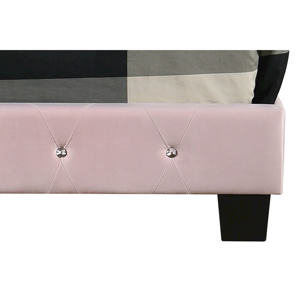 Glory Furniture Suffolk Twin Bed in Pink Color. Picture 5
