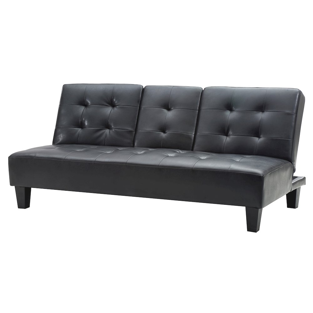 Glory Furniture Richie Sofa Bed in Black Color. Picture 1