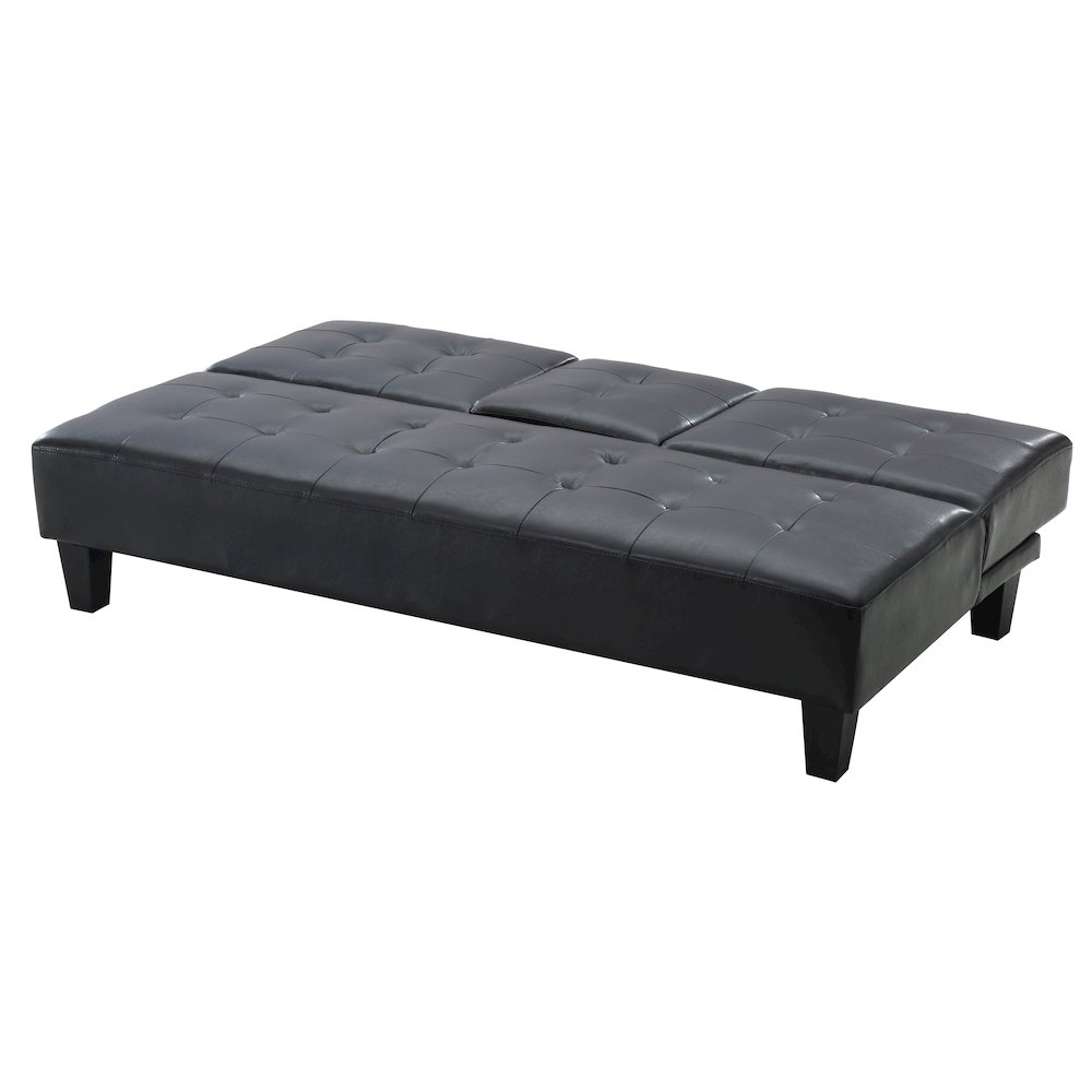 Glory Furniture Richie Sofa Bed in Black Color. Picture 3