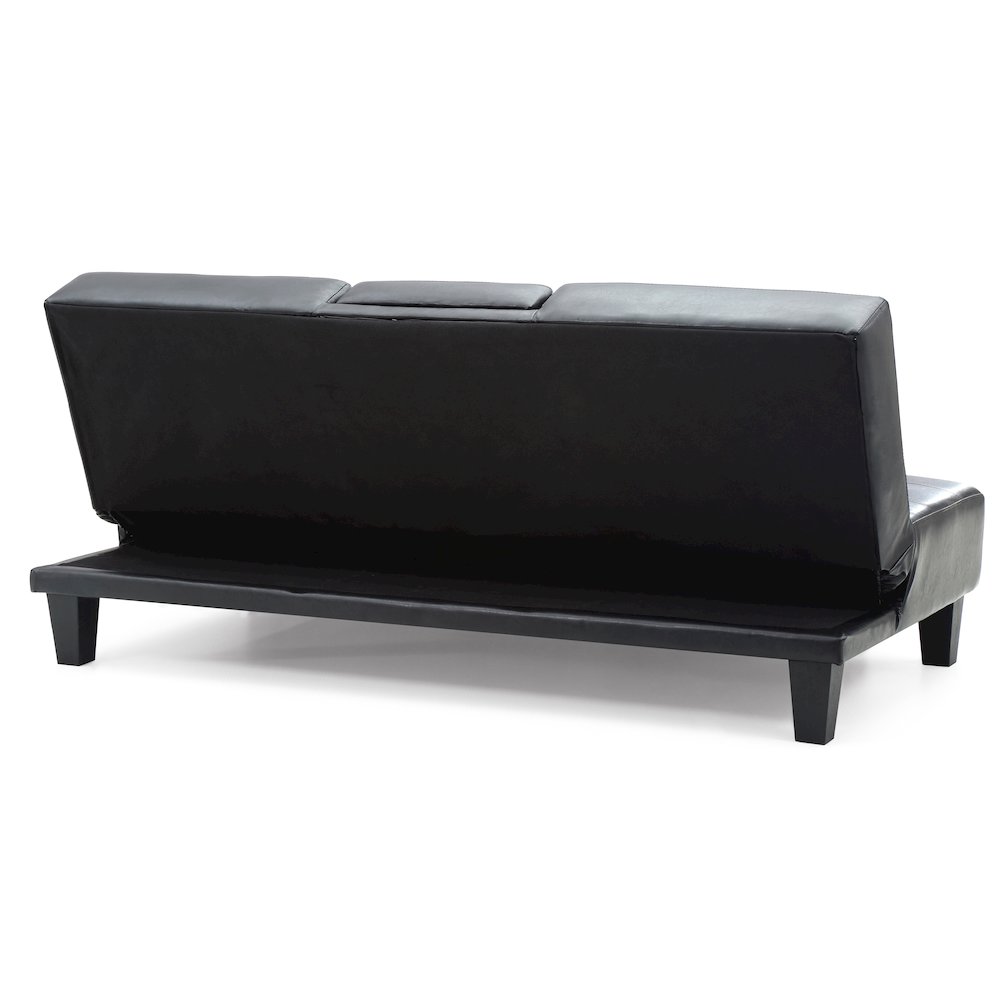 Glory Furniture Richie Sofa Bed in Black Color. Picture 5