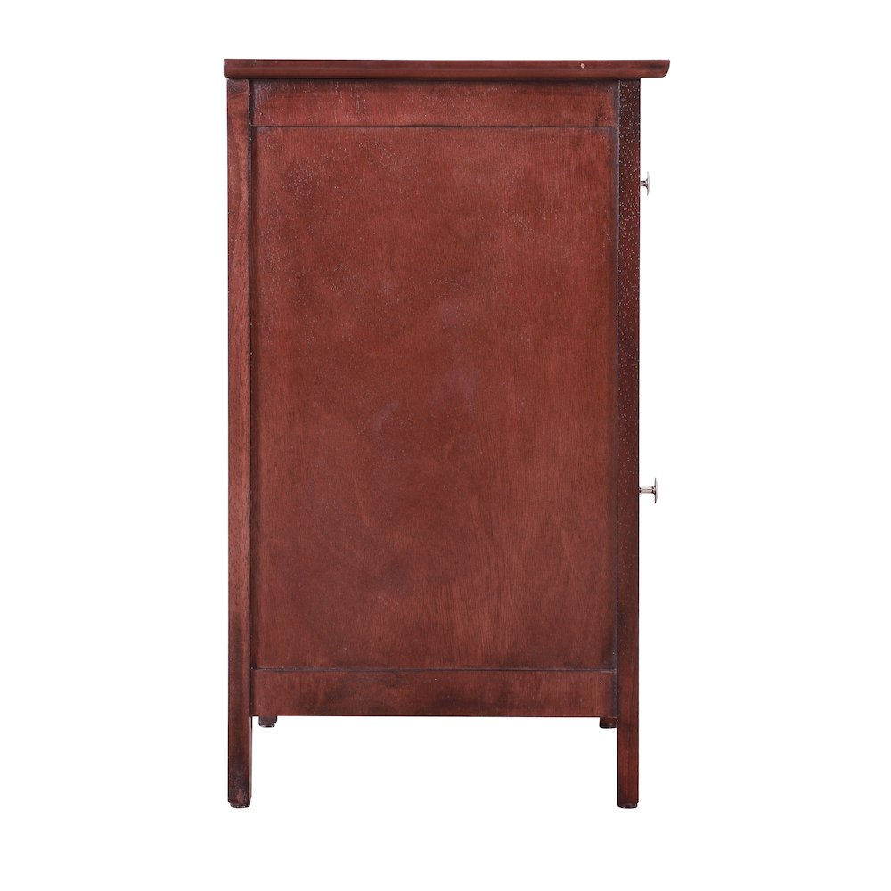 Glory Furniture Izzy Nightstand in Cherry Color. Picture 5