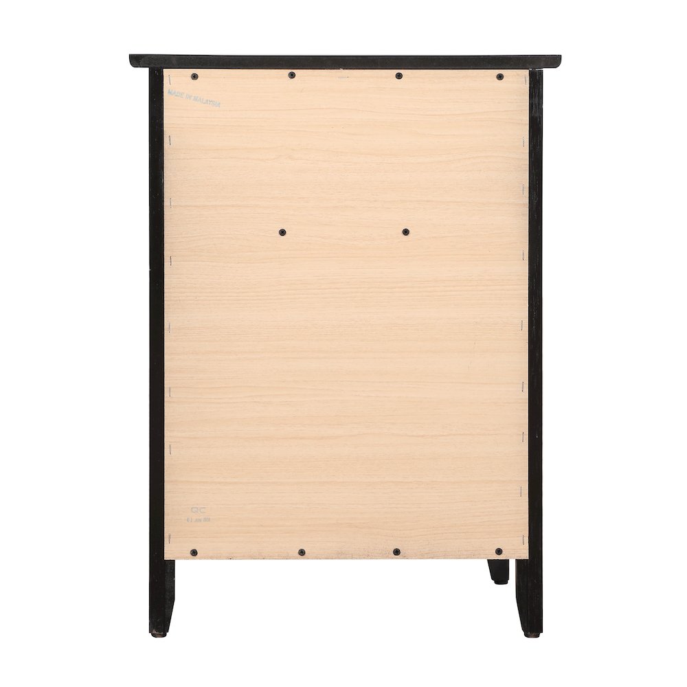 Glory Furniture Izzy Nightstand in Black Color. Picture 4