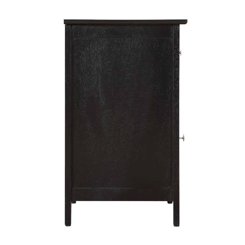 Glory Furniture Izzy Nightstand in Black Color. Picture 5