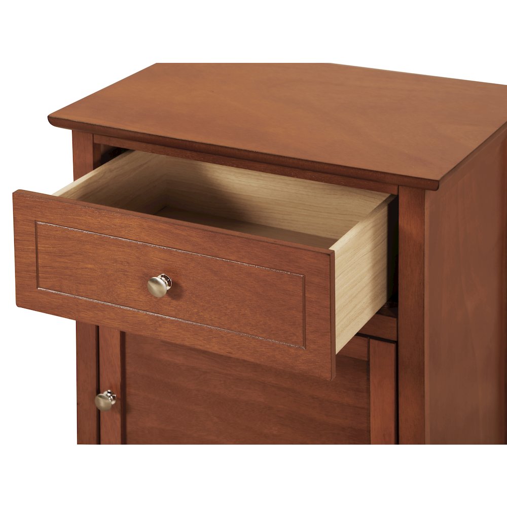 Glory Furniture Izzy Nightstand in Oak Color. Picture 3