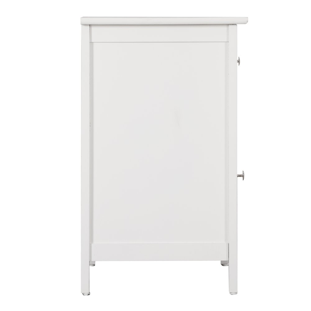 Glory Furniture Izzy Nightstand in White Color. Picture 5