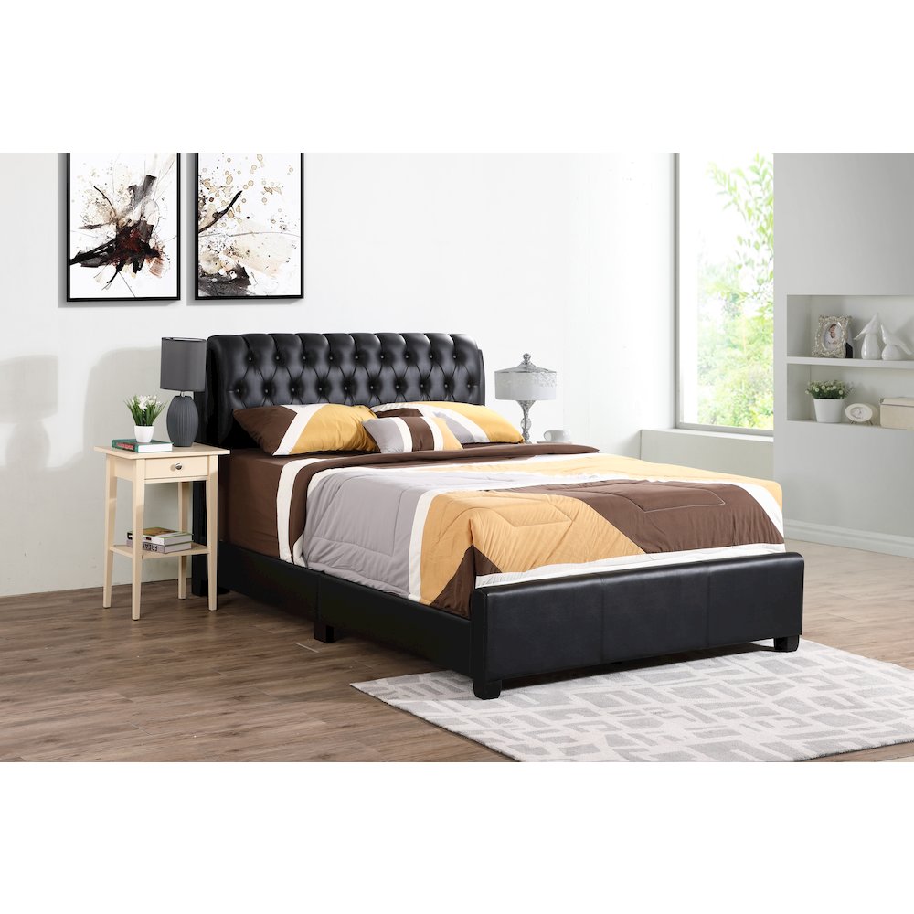 Glory Furniture Marilla Queen Bed in Black Color. Picture 7