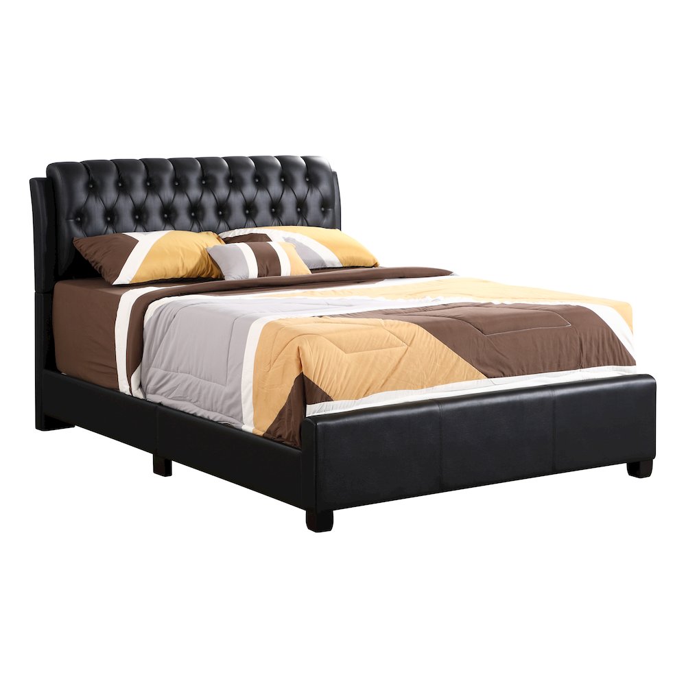 Glory Furniture Marilla Queen Bed in Black Color. Picture 1