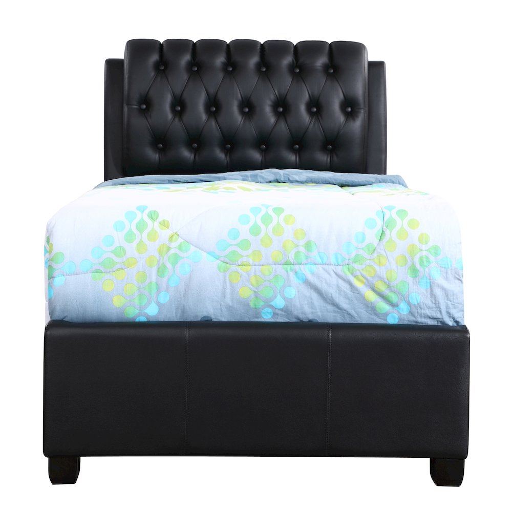 Glory Furniture Marilla Twin Bed in Black Color. Picture 2