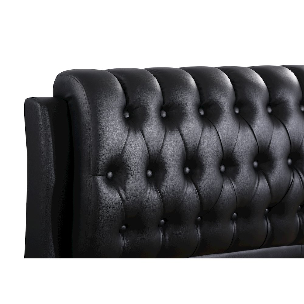 Glory Furniture Marilla Twin Bed in Black Color. Picture 4