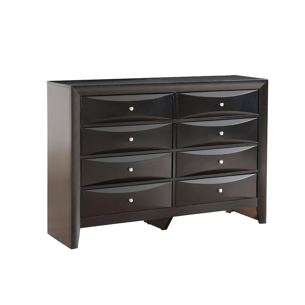 Glory Furniture Marilla Dresser in Black Color. Picture 1