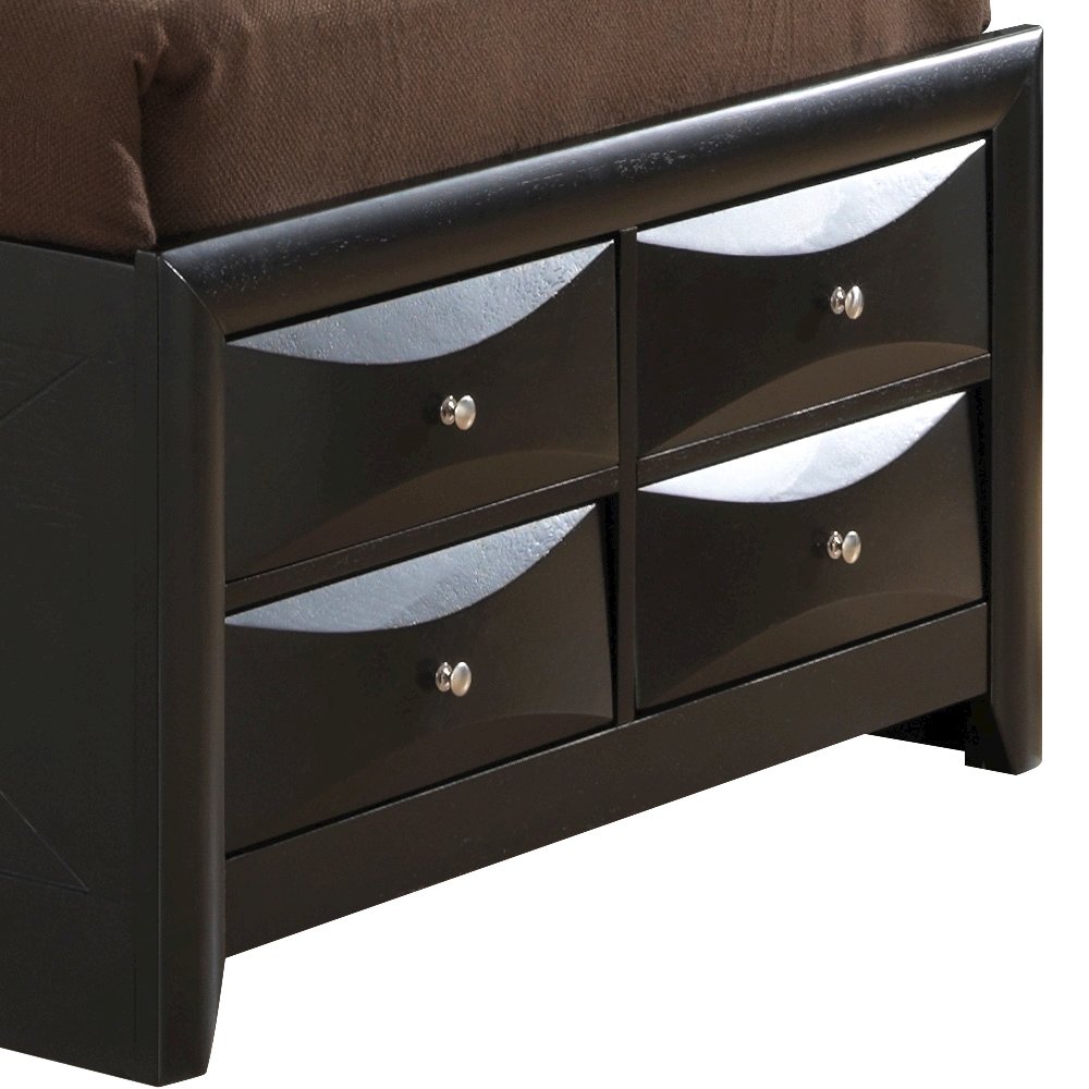 Glory Furniture Marilla Twin Storage Bed in Black Color. Picture 2