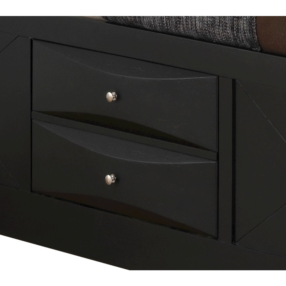 Glory Furniture Marilla Twin Storage Bed in Black Color. Picture 5