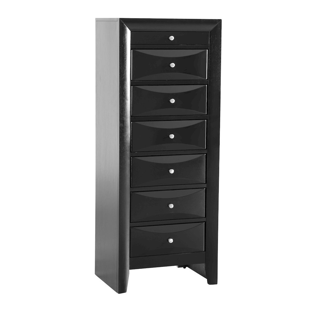 Glory Furniture Marilla Lingerie Chest in Black Color. Picture 1
