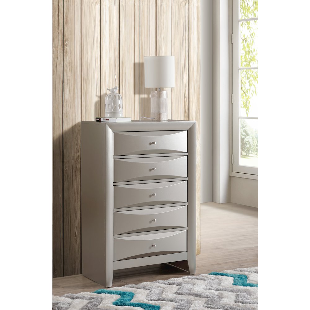 Glory Furniture Marilla Chest in Champagne Color. Picture 7