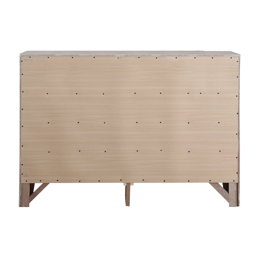 Glory Furniture Marilla Dresser in Champagne Color. Picture 3