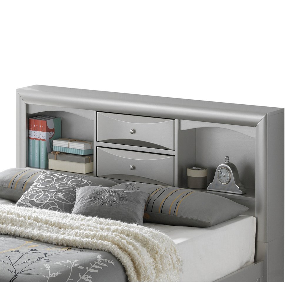 Glory Furniture Marilla Queen Storage Bed in Champagne Color. Picture 5