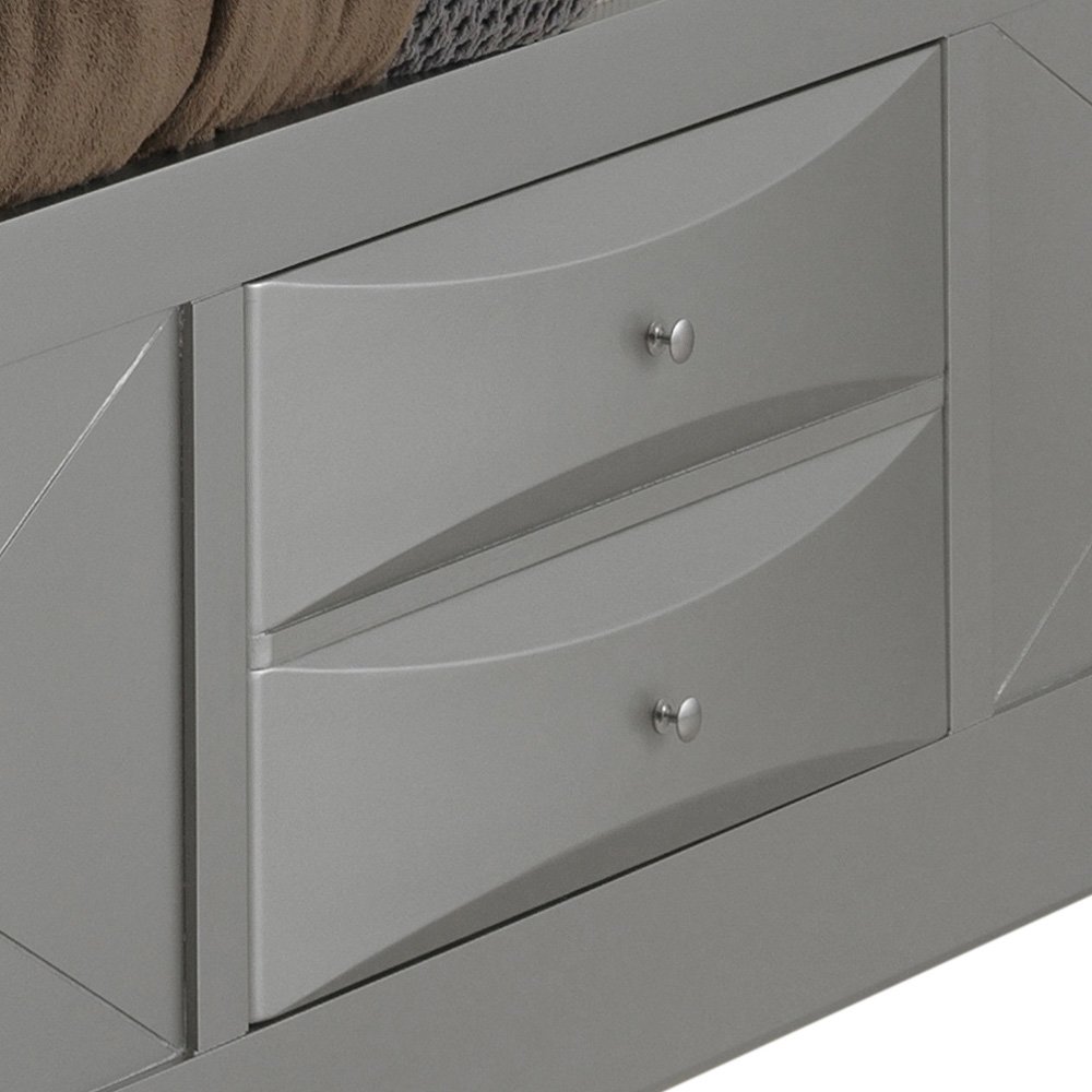 Glory Furniture Marilla Twin Storage Bed in Champagne Color. Picture 4