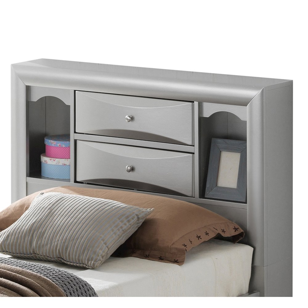 Glory Furniture Marilla Twin Storage Bed in Champagne Color. Picture 5