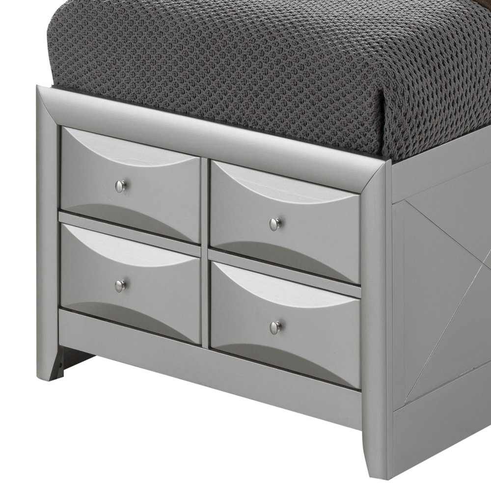 Glory Furniture Marilla Twin Storage Bed in Champagne Color. Picture 6