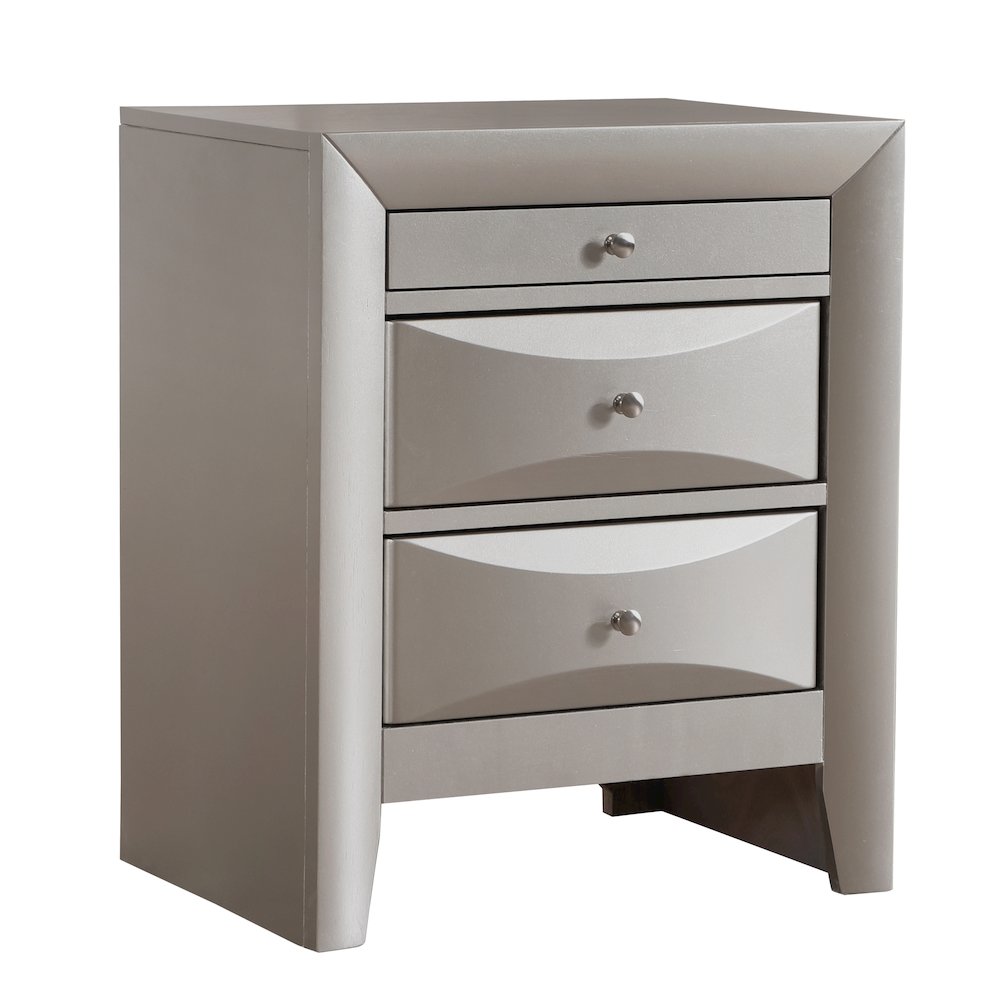 Glory Furniture Marilla Nightstand in Champagne Color. Picture 1