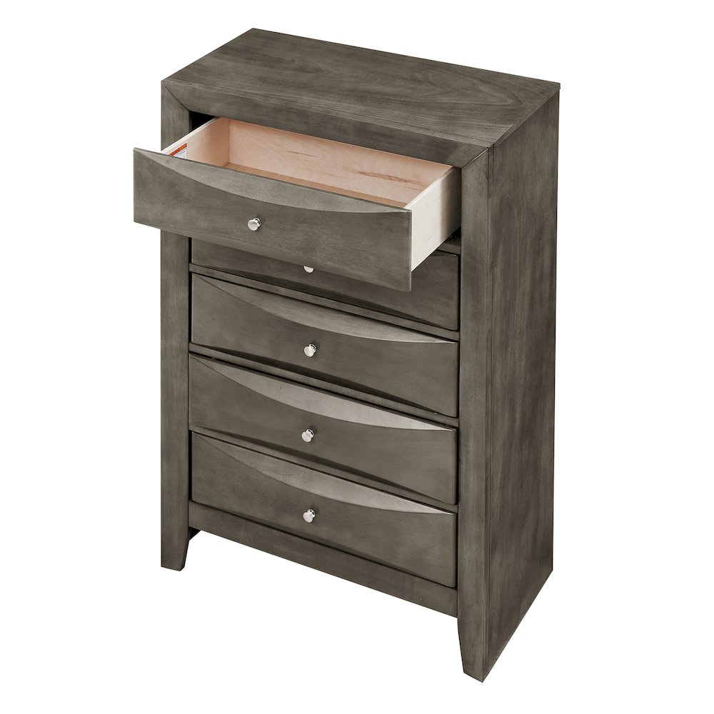 Glory Furniture Marilla Chest in Gray Color. Picture 3