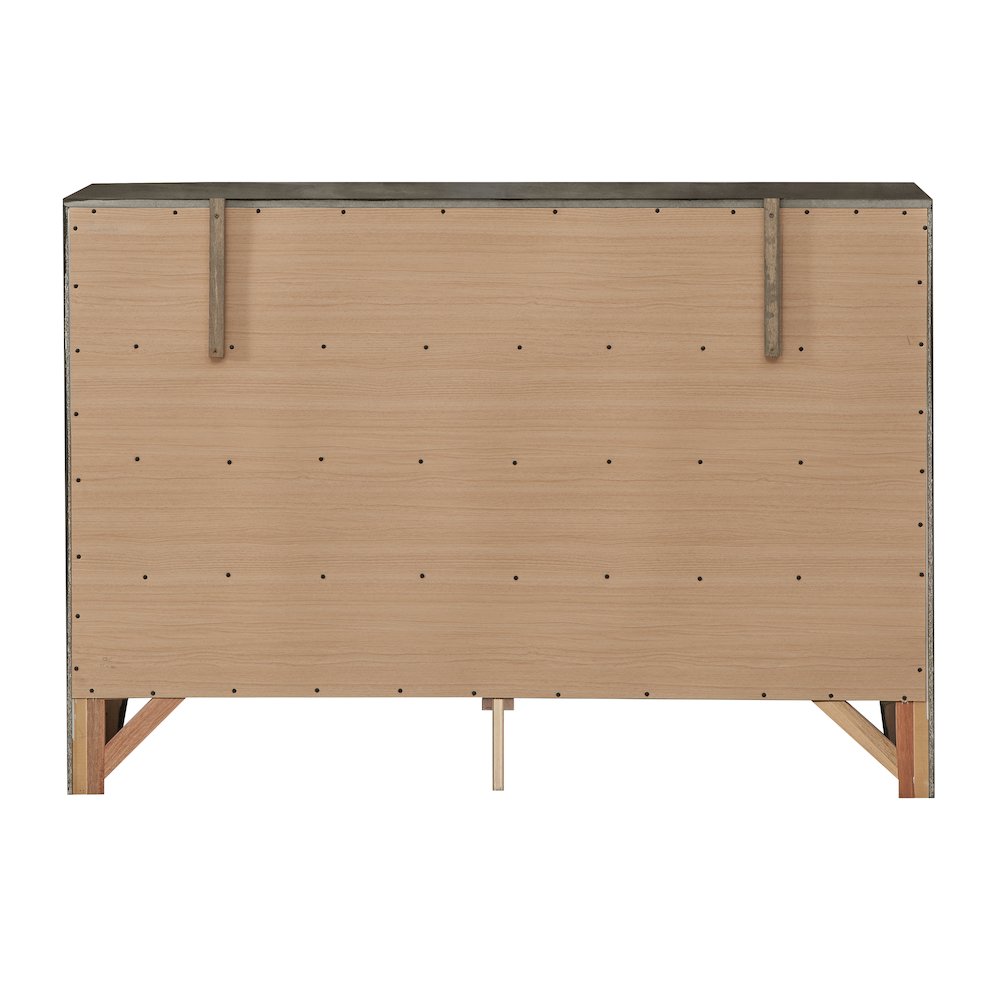 Glory Furniture Marilla Dresser in Gray Color. Picture 4