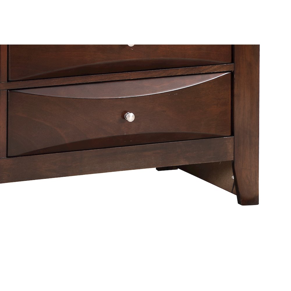 Glory Furniture Marilla Dresser in Cappuccino Color. Picture 6