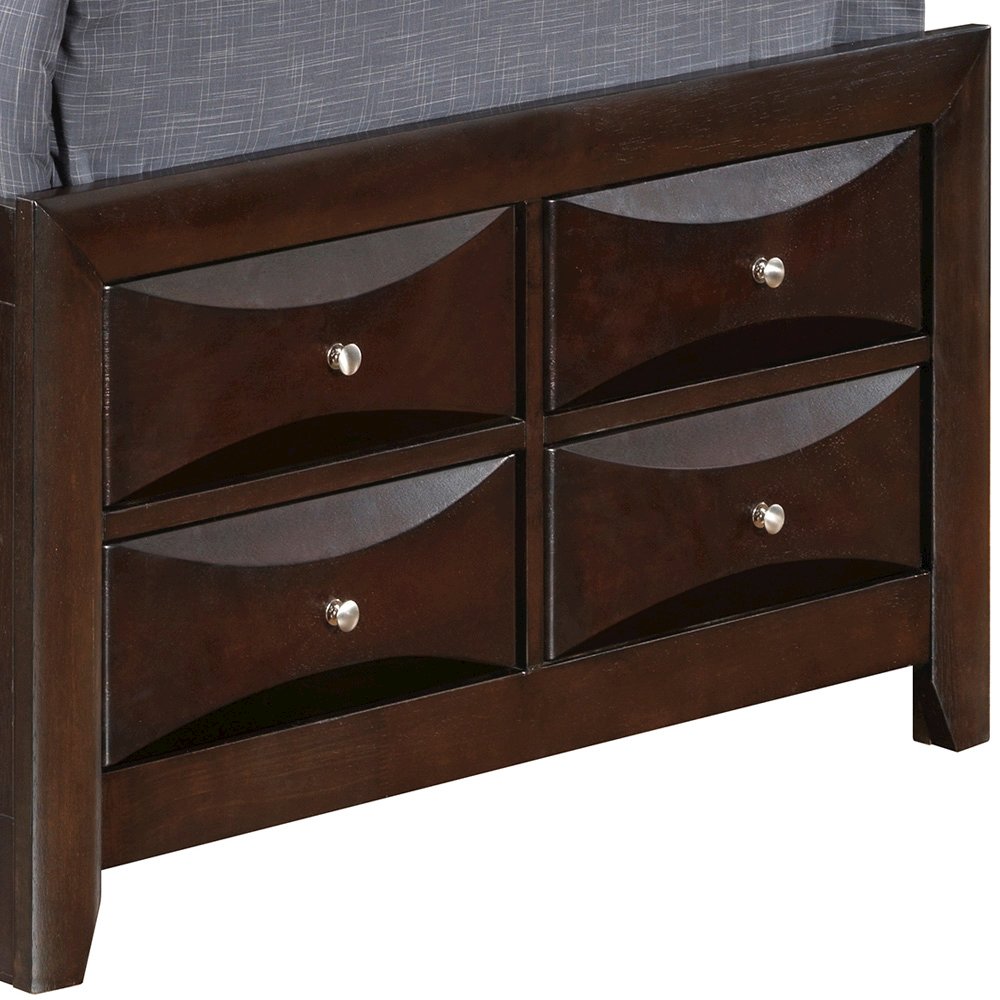 Glory Furniture Marilla Twin Storage Bed in Cappuccino Color. Picture 4