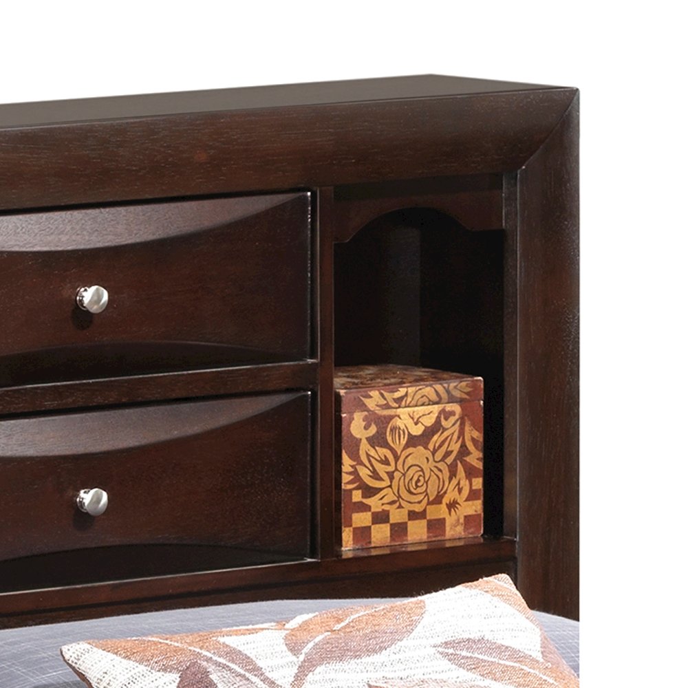 Glory Furniture Marilla Twin Storage Bed in Cappuccino Color. Picture 6