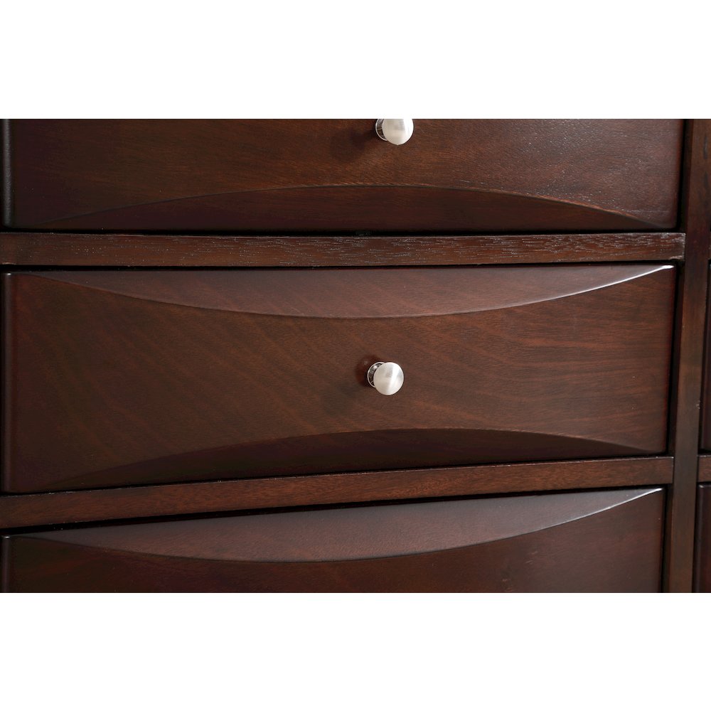 Glory Furniture Marilla Media Chest in Cappuccino Color. Picture 6