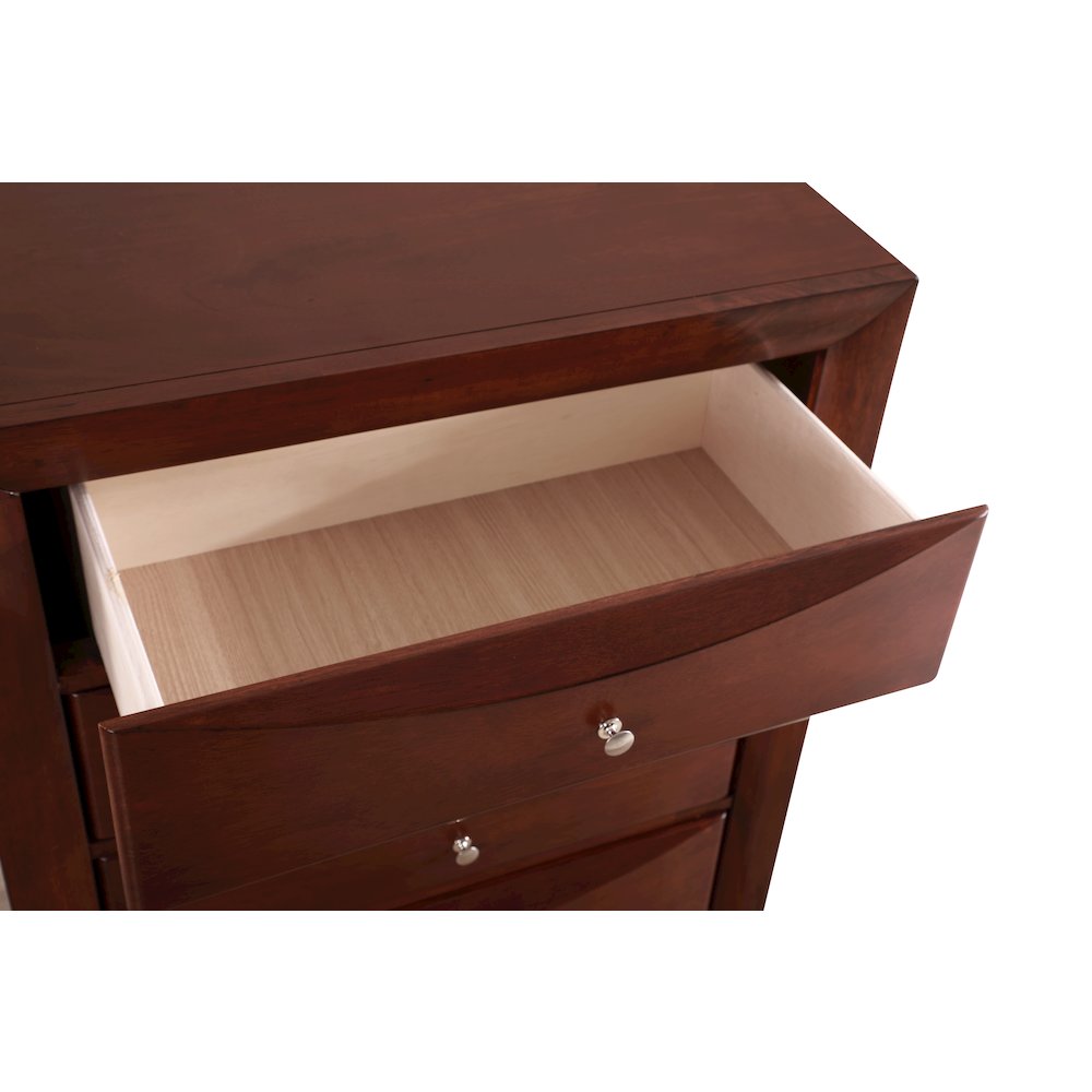 Glory Furniture Marilla Chest in Cherry Color. Picture 3
