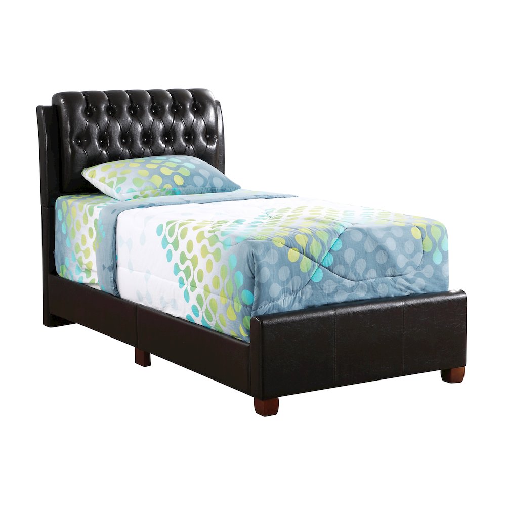 Glory Furniture Marilla Twin Bed in Dark Brown Color. Picture 5