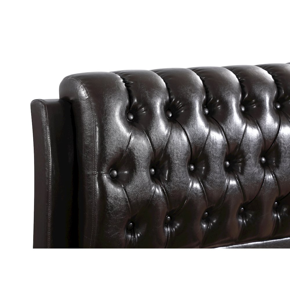 Glory Furniture Marilla Twin Bed in Dark Brown Color. Picture 3