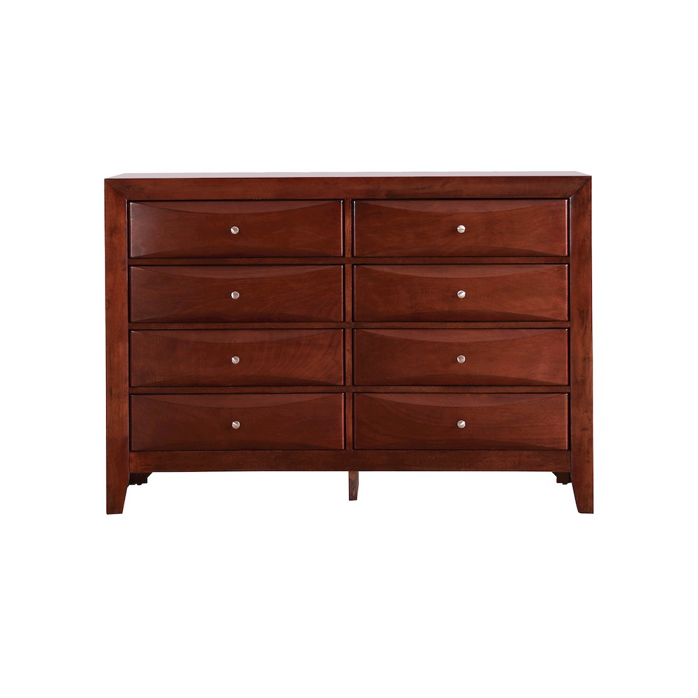 Glory Furniture Marilla Dresser in Cherry Color. Picture 2