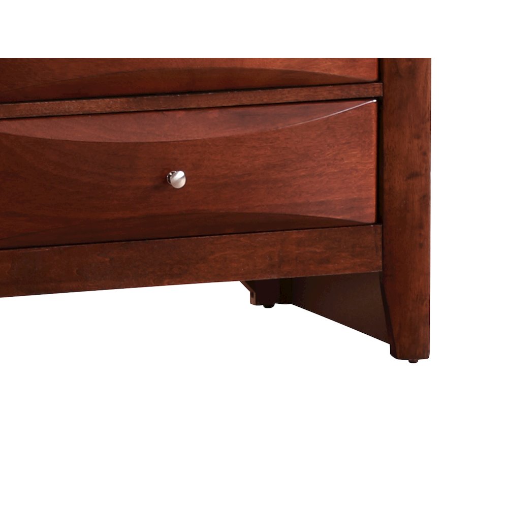 Glory Furniture Marilla Dresser in Cherry Color. Picture 6