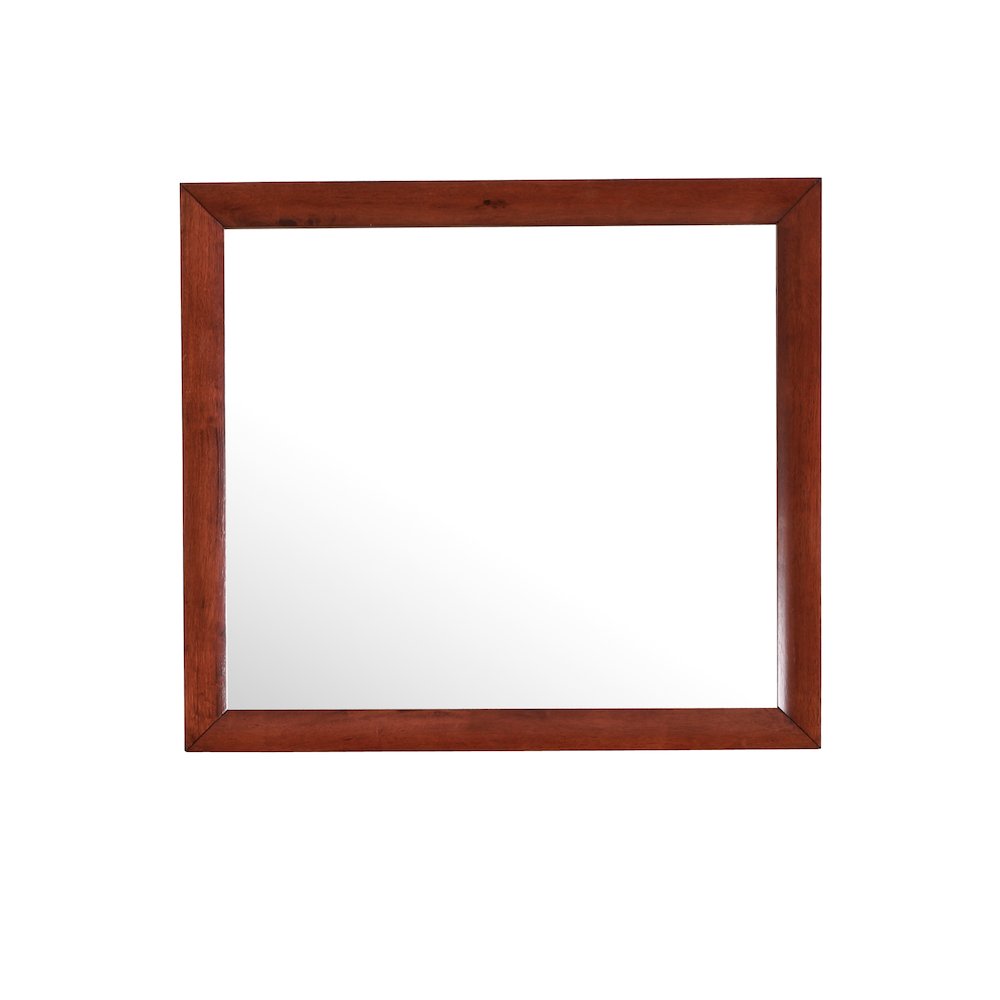 Glory Furniture Marilla Mirror in Cherry Color. Picture 2
