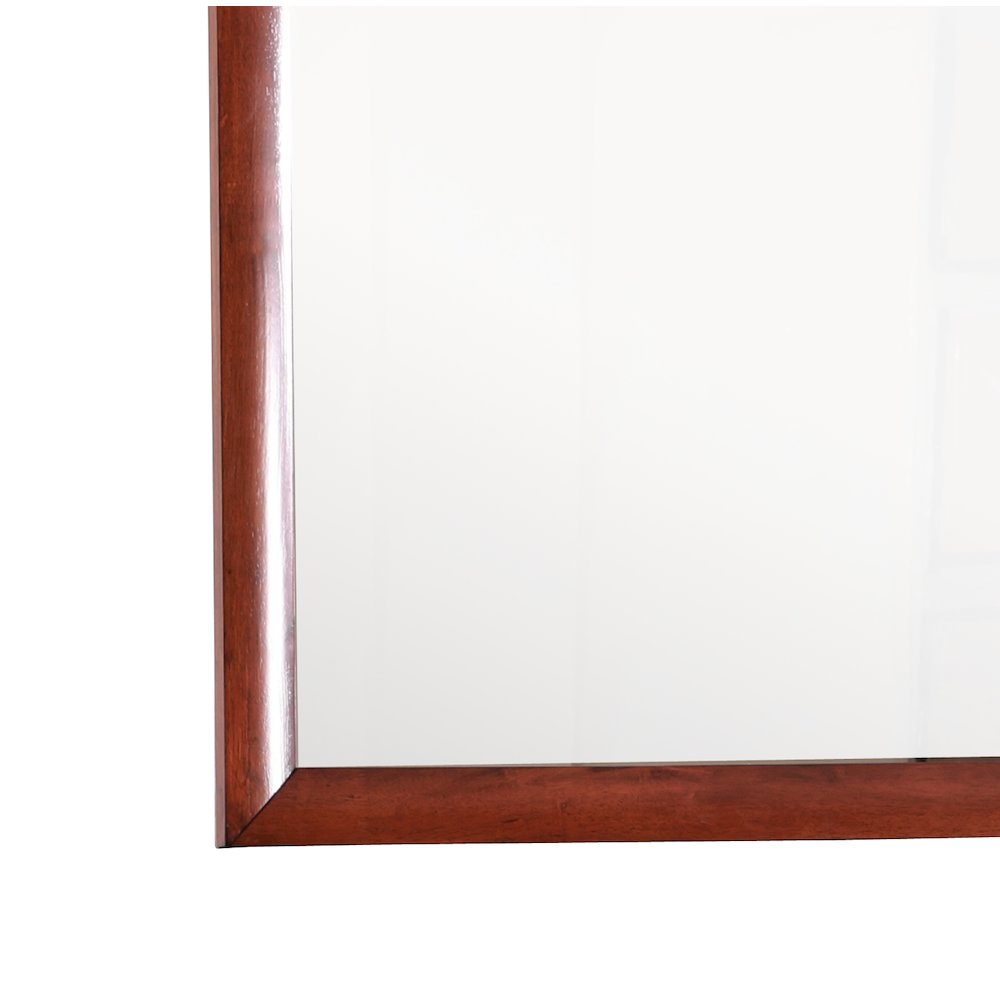 Glory Furniture Marilla Mirror in Cherry Color. Picture 3
